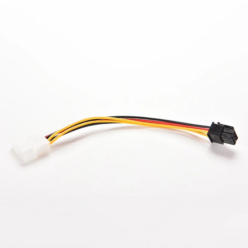 

1PC 4-Pin to 6-Pin PCI-E Graphic Video Display Card Power Connector Cable Adapter Converter Cord 17.5cm Length