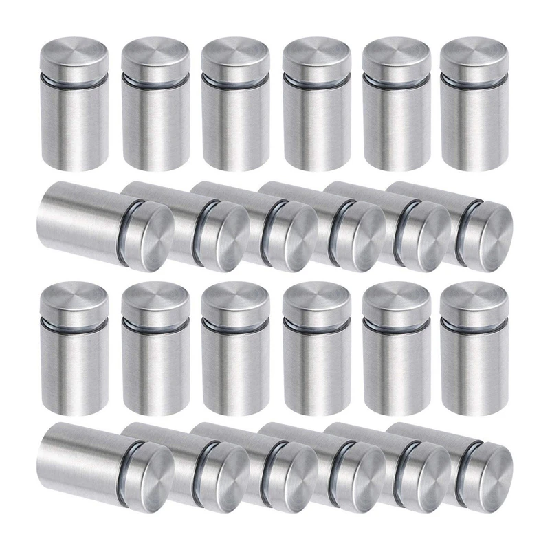 

24 шт., 3/4x1 дюйм, держатели знаков, стойка для винтов, настенные держатели, крепление для винтов, оборудование для рекламы, стеклянные акриловы...