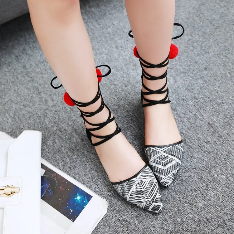 Женские босоножки на высоком каблуке летние сандалии с острым носком и