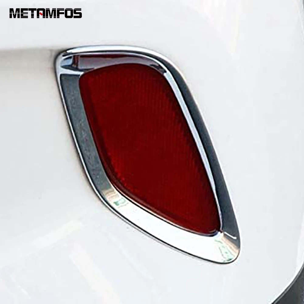 Для Kia Seltos 2019 2020 углеродное волокно лампа заднего противотуманного фонаря крышка
