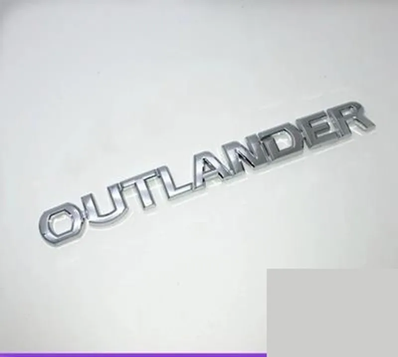 Автостайлинг для Mitsubishi Outlander 2007 2019 ABS багажник Задняя дверь 3D стерео логотип