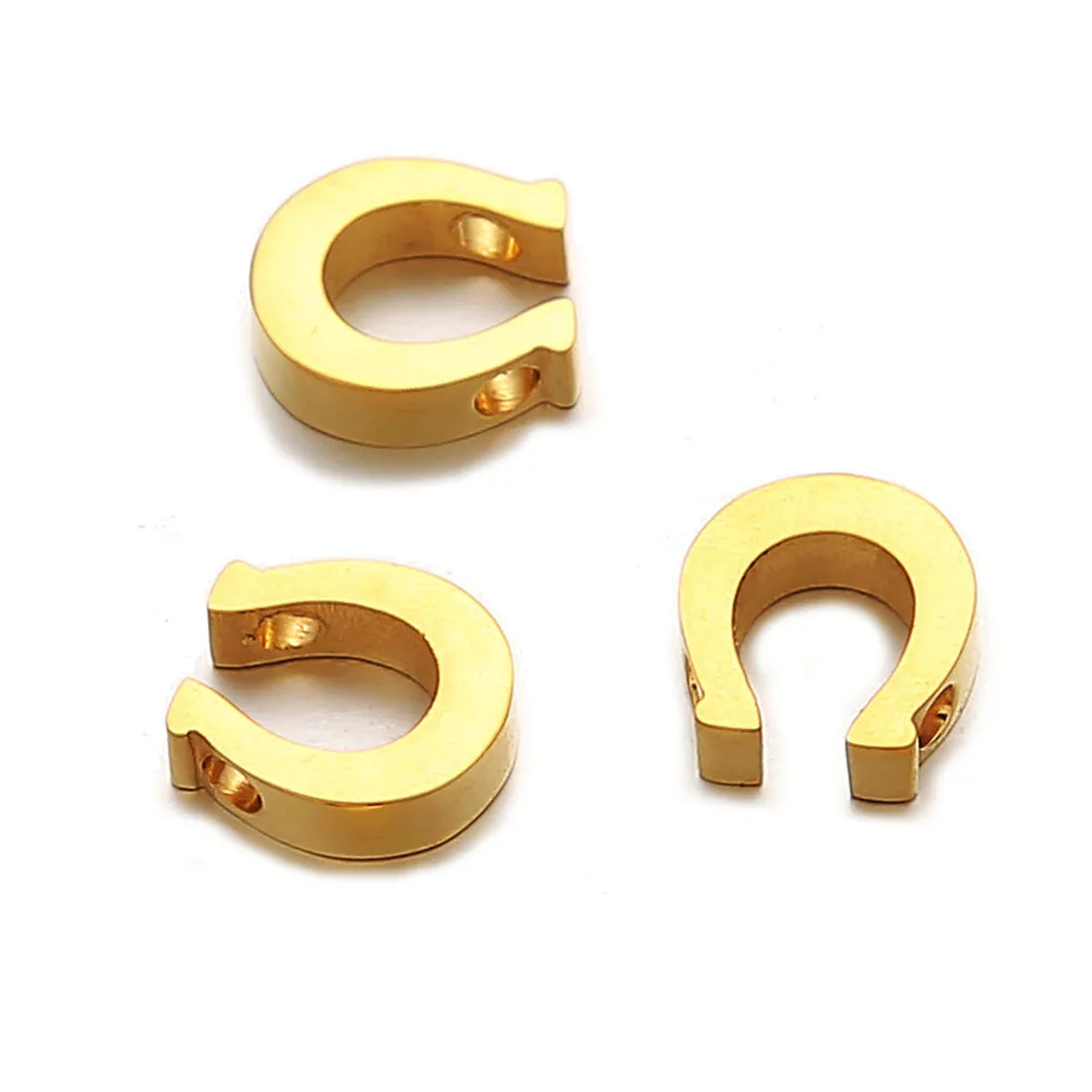 5 шт./лот подвеска в форме дуги из нержавеющей стали для изготовления ювелирных