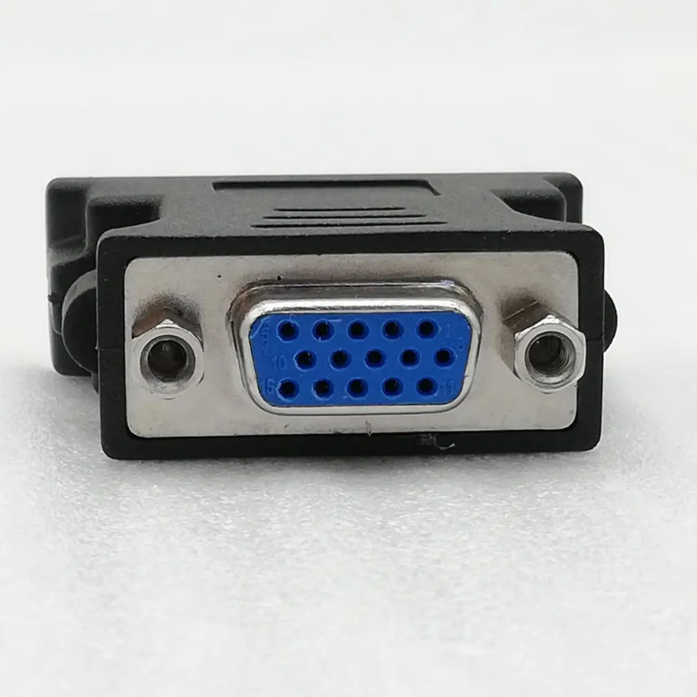 DMS-59 DMS59 59Pin DVI Male to 1-Port VGA Female Video Y Splitter короткий кабель 1 PC MONITOR | Электроника