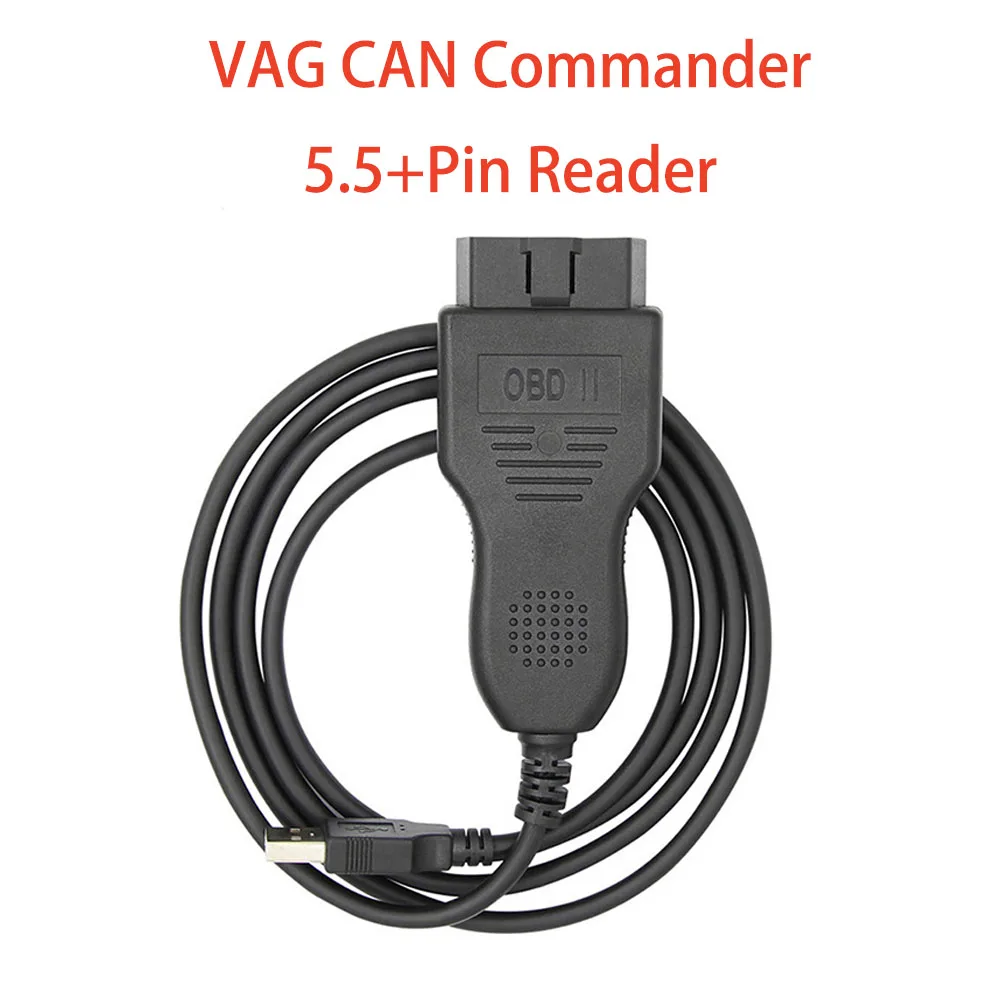 

VAG CAN Commander 5.5+Pin Reader 3.9 Beta OBD2 Car Diagnostic Cable For Audi/VW/Skoda IMMO box reader/programmer OBDII Scanner