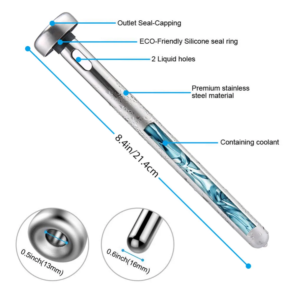 Охладитель пива из нержавеющей стали 2 шт./компл. | Дом и сад