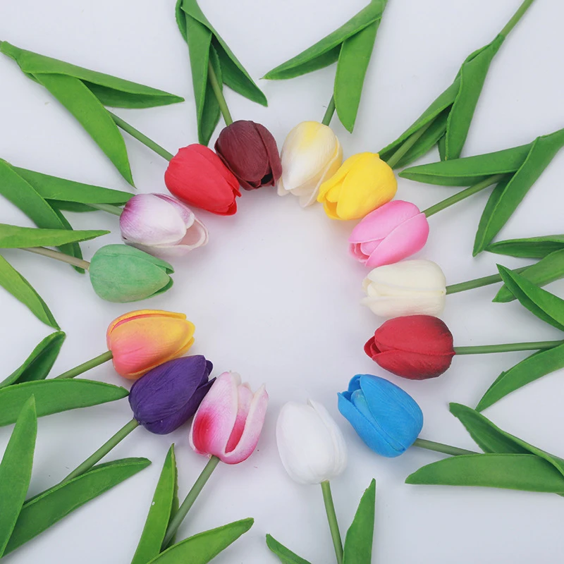 1 шт. садовый Тюльпан DIY для создания искусственных цветов искусственная кожа