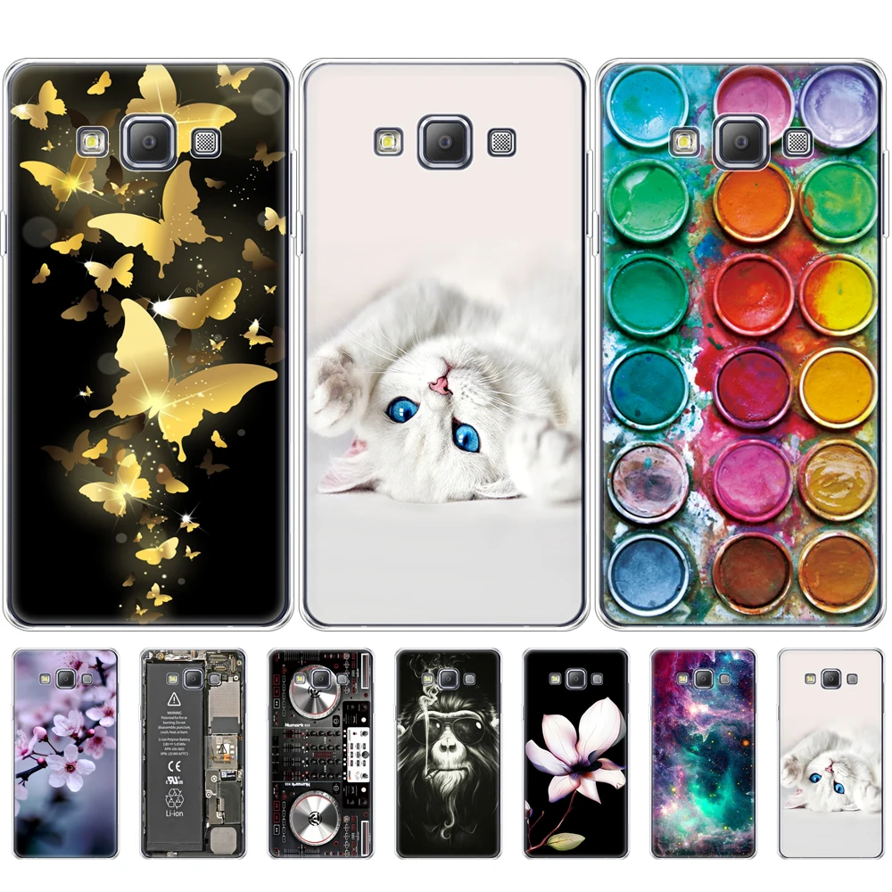 Силиконовый чехол для Samsung Galaxy A3 2015 A300 A300F мягкий накладка из тпу защитный