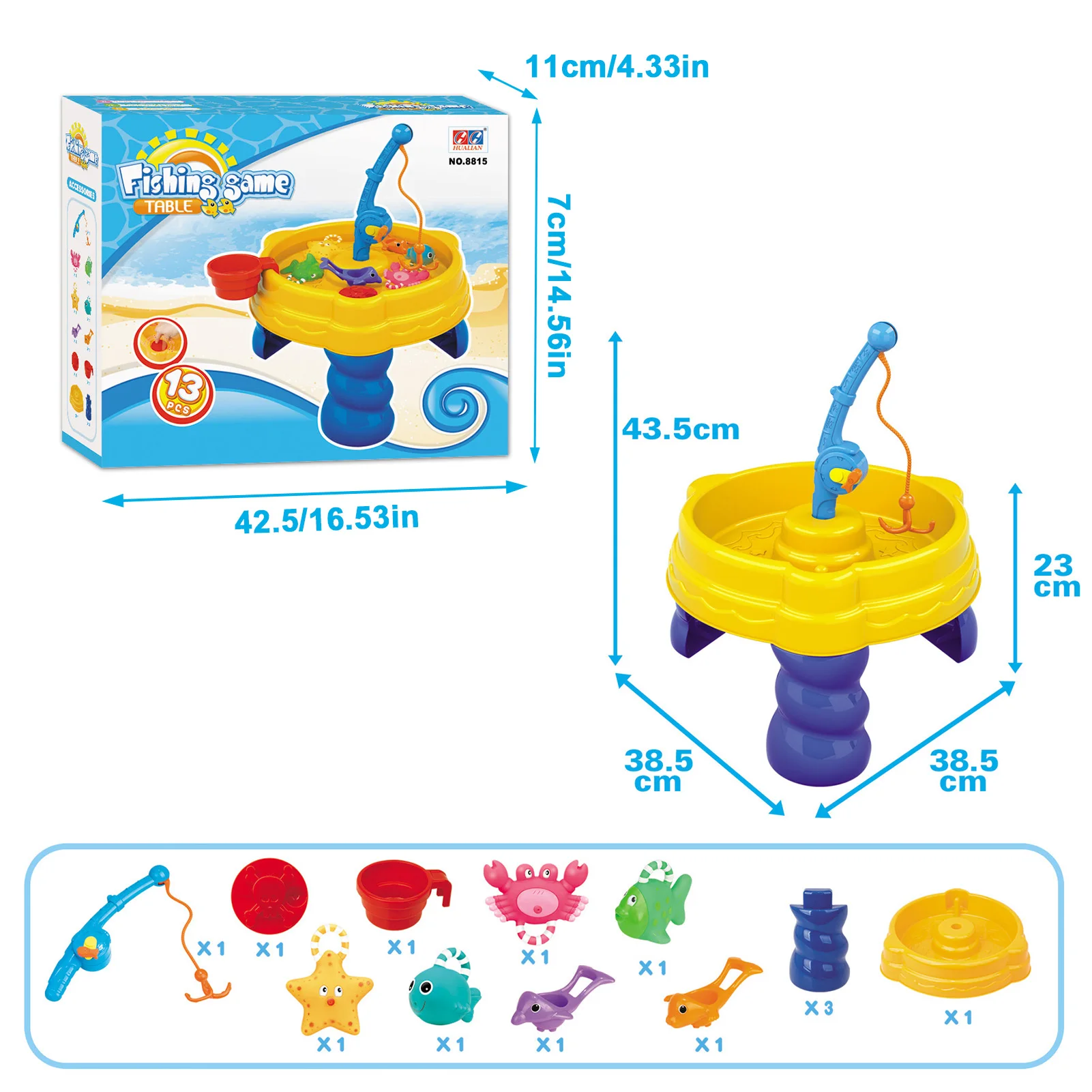 

Beach Water Sand Table Water Toys Fishing Toys Table With Other Accessories Beach Toys Kids Birthday Summer Gift Toys