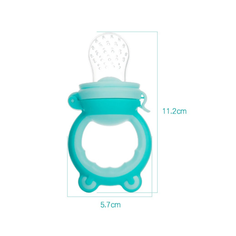 

Newborn Frog Shape Baby Fresh Food Fruit Feeder Silicone Nipple Pacifier Teething Tool Toy For Newborn Baby Teether baby care su