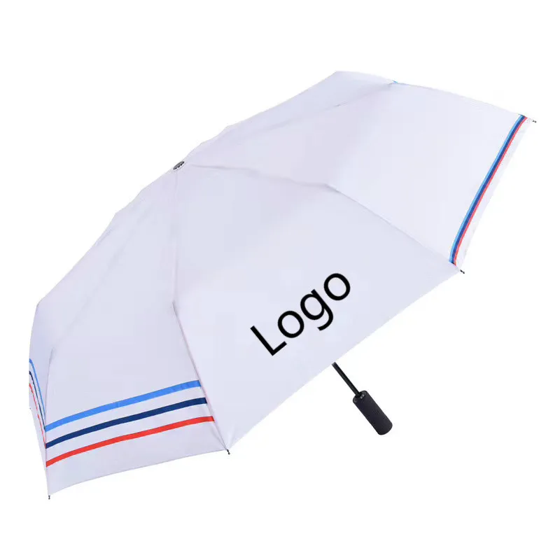 

for BMW Black Umbrella 4S Shop Gift Pure Black Automatic Umbrella M Series High Quality Waterproof Umbrella