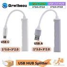 USB-концентратор с 4 портами, OTG для Xiaomi, Lenovo, Macbook Pro, Air