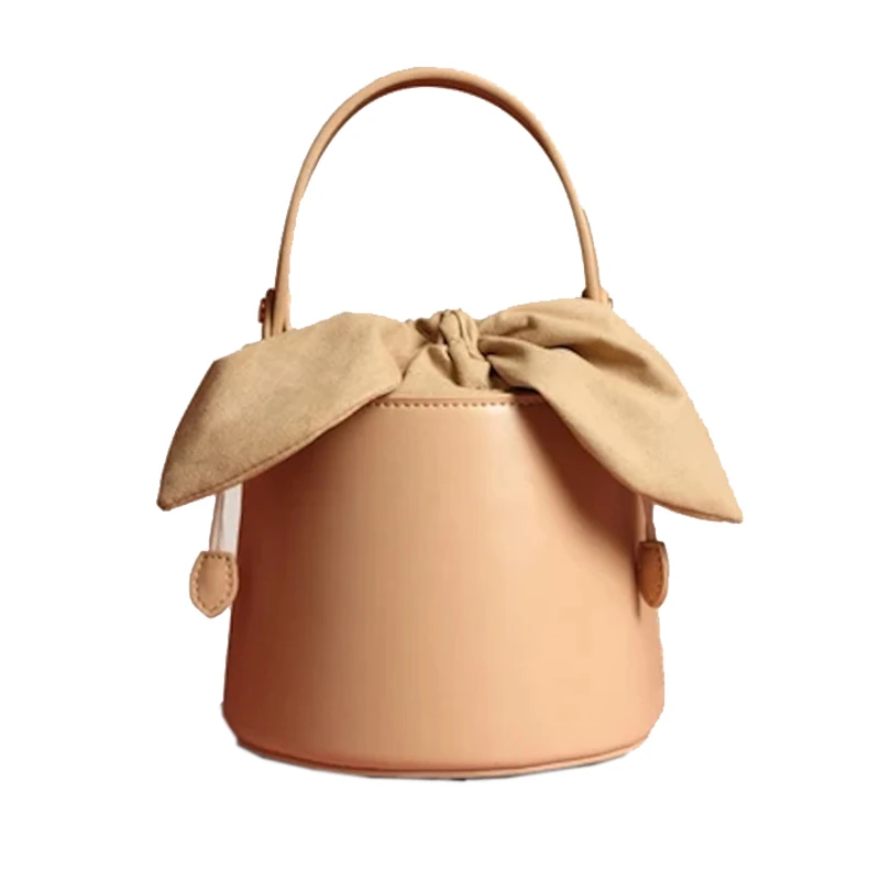 

Popular Women HandBag Niche Design Messenger Bag Autumn Spring 2021 New Bow Mini Bucket Bag DA8S