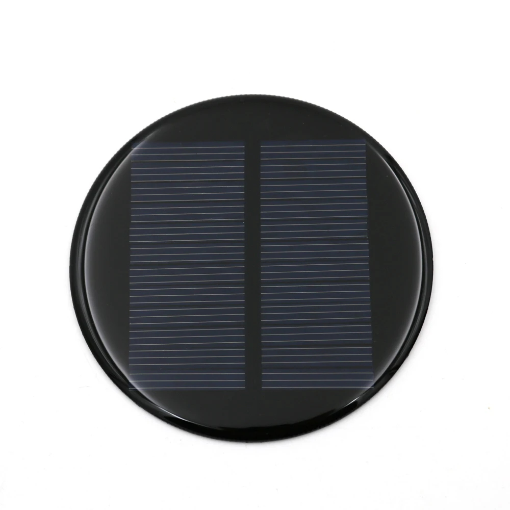 Solar Cell 6V 80mA 80MM Mini Polycrystalline Silicon Panel DIY Module Circle Round Power Epoxy Board | Электроника