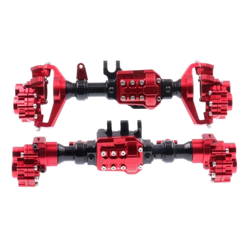 

Аксессуары для автомобиля на гусеничном ходу T5EC RC, алюминиевый сплав, передний и задний портальные оси, корпус для телефона, прочные запасны...