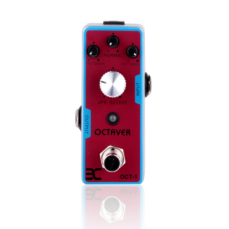 

ENO EX OCT-1 OCTAVE Mini Octave Guitar Effect Pedal True Bypass Full Metal Shell Guitar Parts & Accessories