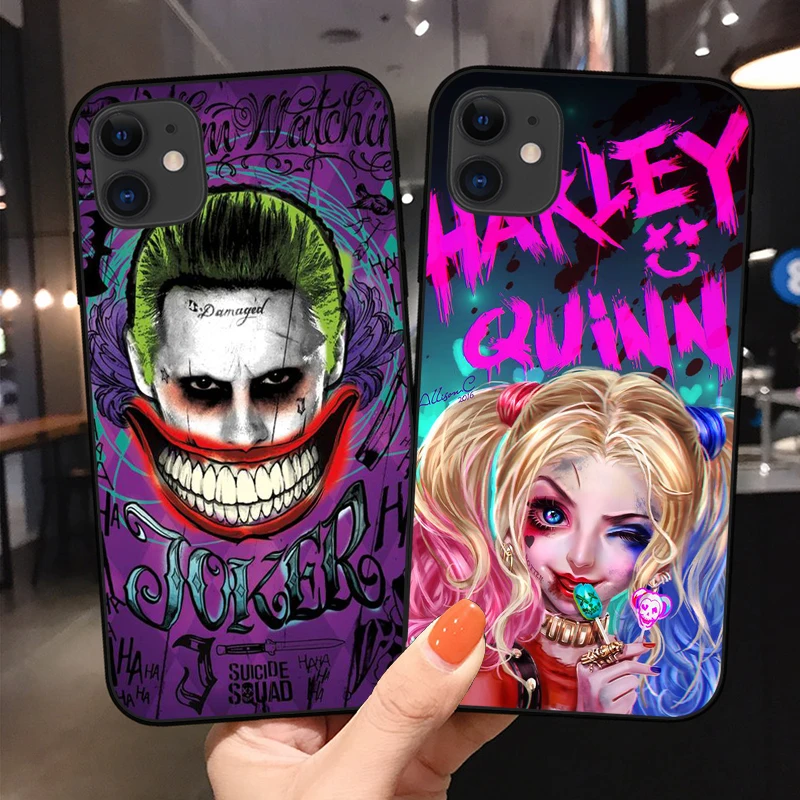 

Suicide Squad-Joker Phone Cover for IPhone 11 13 Pro Max X XR XS Max 6 6S 7 8 Plus 12 Mini SE2020 Soft Silicone TPU Case Fundas