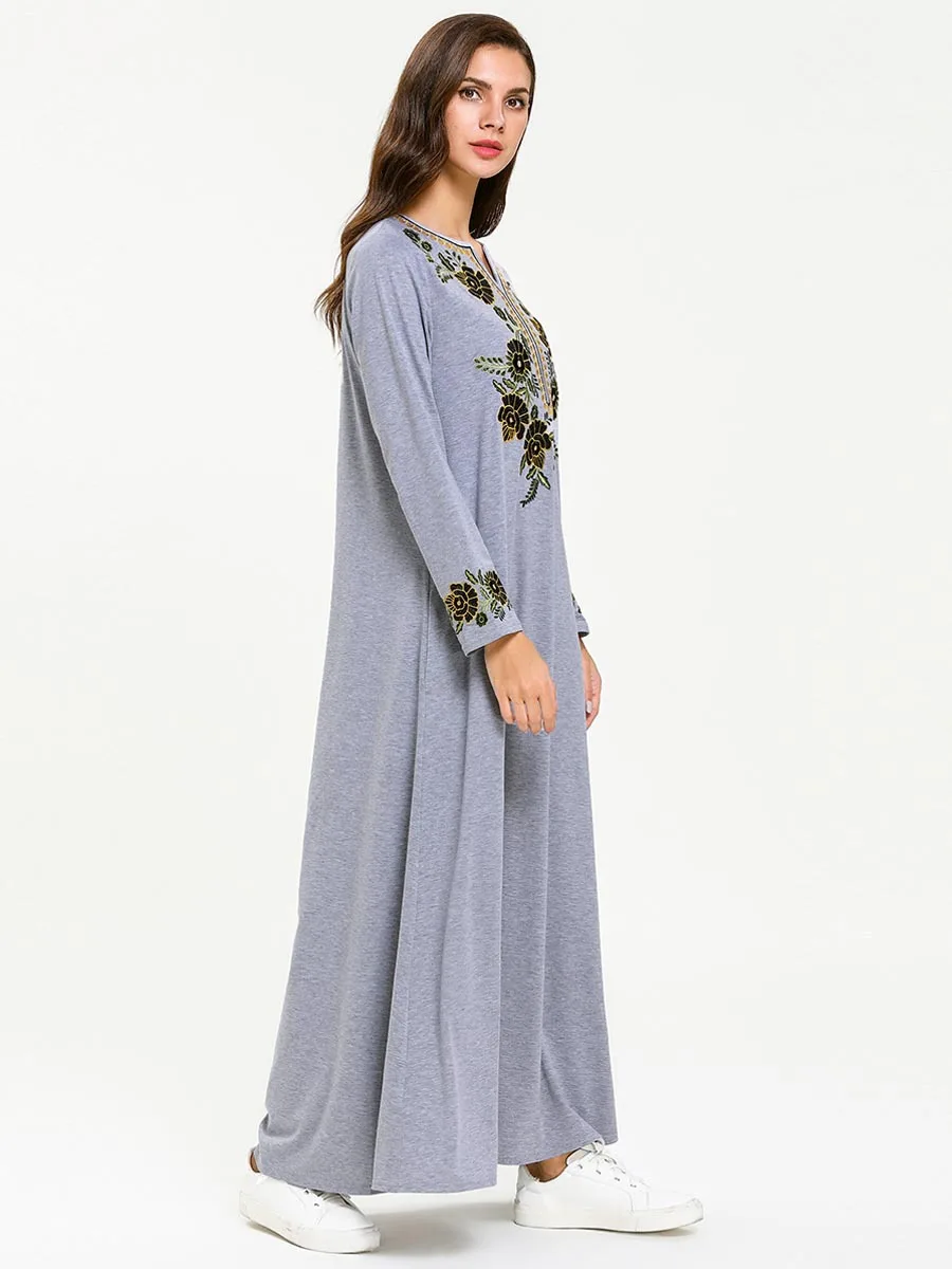 Женские мусульманские платья Желтый abaya Дубай Турецкая индейка Бангладеш кафтан