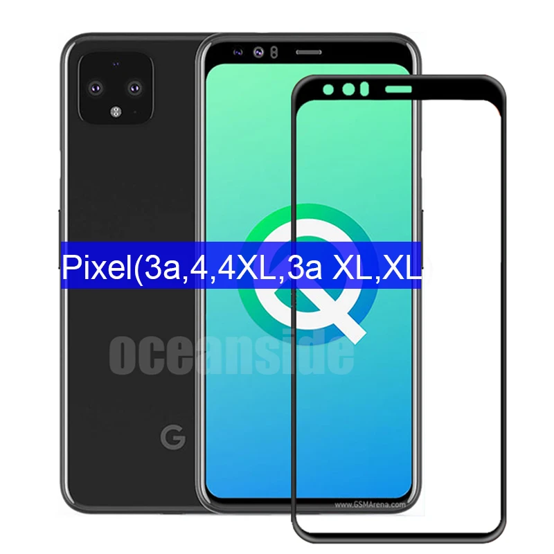 2 шт. для Google Pixel 4 3a XL полное покрытие закаленное стекло 9H экран защитное покрытие защитная пленка на Pixel4 Pixel XL 3aXL