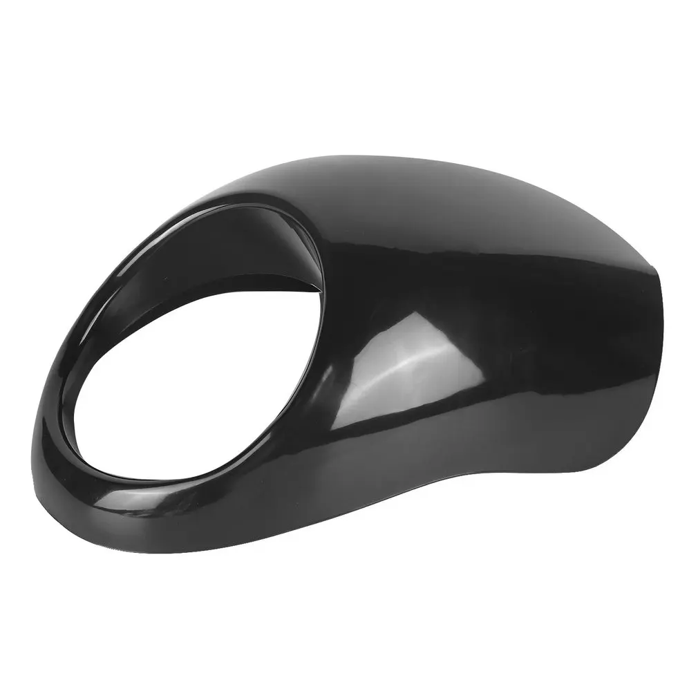 

Protective Motorcycle Headlight Fairing Windshield Retro Cafe Racer Handlebar Headlight Lamp Kit Fit For -
