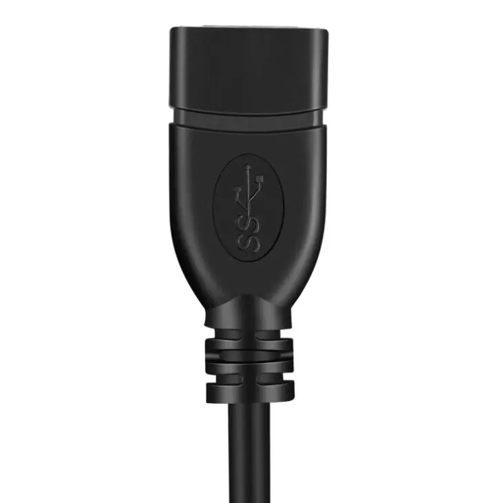 Адаптер Great-Q Type-C OTG-USB мама USB3.0 90 градусов прямоугольный изгиб локтя короткий 20 см |