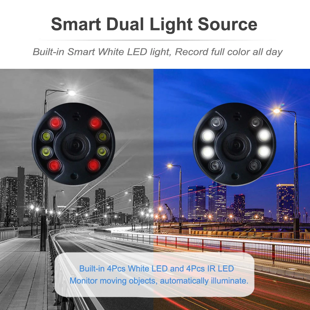 PTZ домашняя IP камера беспроводная AI человека обнаружения P2P Cctv видеонаблюдения