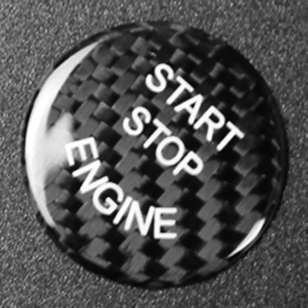 

Carbon Engine Power Ignition Start Stop Button Replacement Fits for BMW 3 5 X1 X3 X4 X5 X6