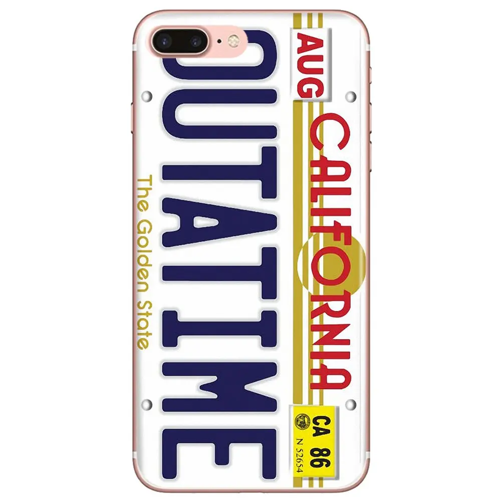 Мягкий чехол для Samsung Galaxy Note 10 20 A3 A5 A6 A7 A8 A9 J7 J6 J4 Plus 2016 2018 2017 CALIFORNIA OUTATIME номерной знак