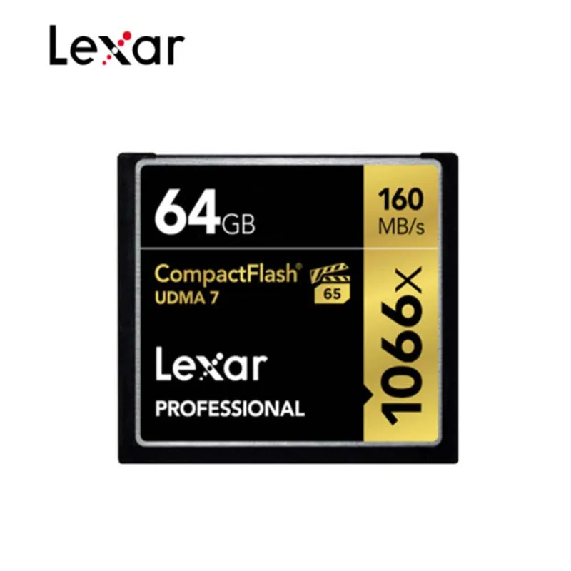 Lexar Professional 1066x Memory Card 256GB 128GB 64GB 32GB Compact Flash Card CF Card Max 160MB/s For 4K Camera