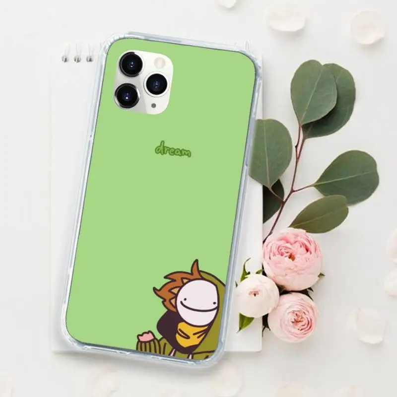

Hot game dream smp Phone Case for iPhone 11 12 mini pro XS MAX 8 7 6 6S Plus X 5S SE 2020 XR Luxury brand shell funda