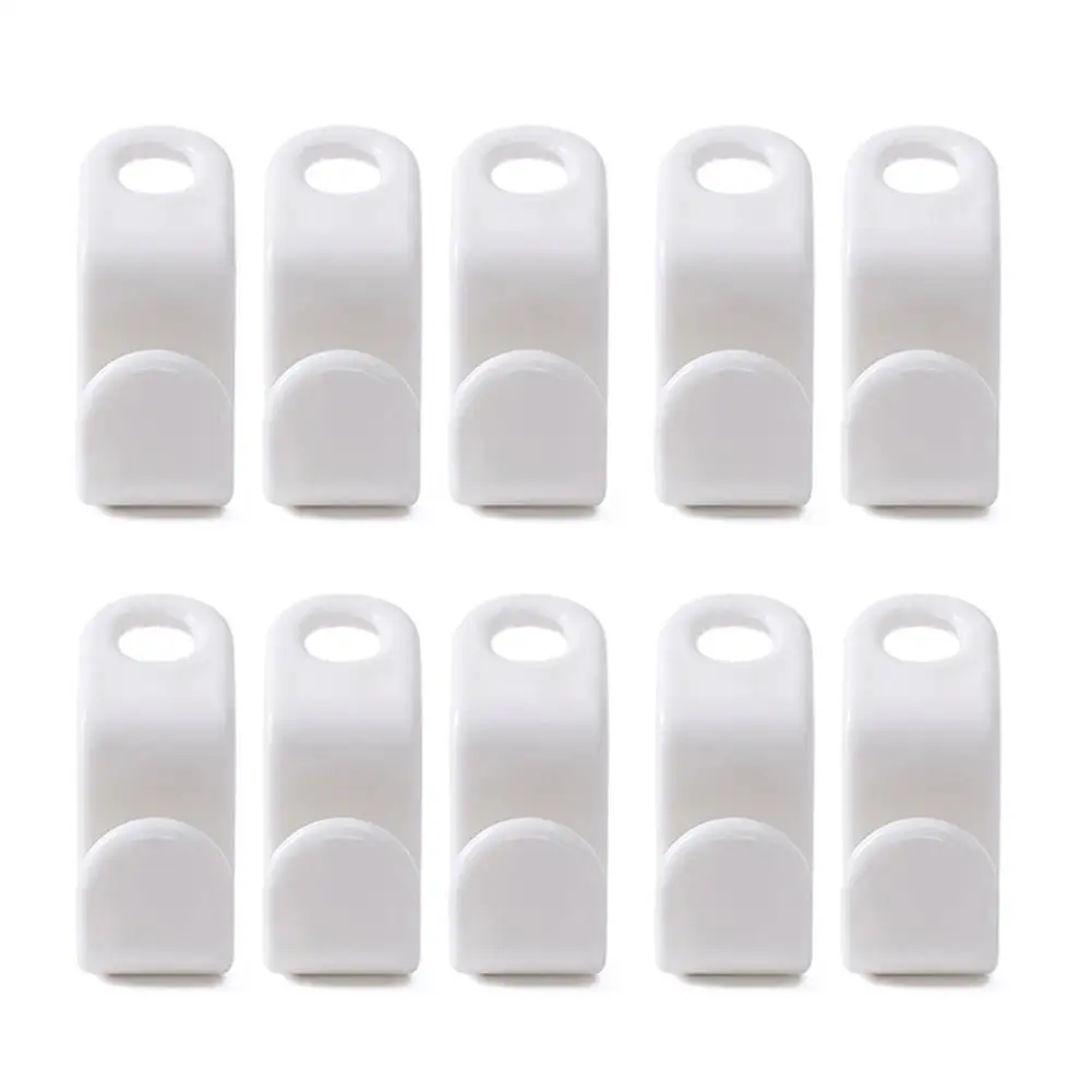 

10Pcs Clothes Hanger Connecting Hook For Hanger Wardrobe Hooks Storage Connect Closet Double-sided Rails Linking Organizer O6R0