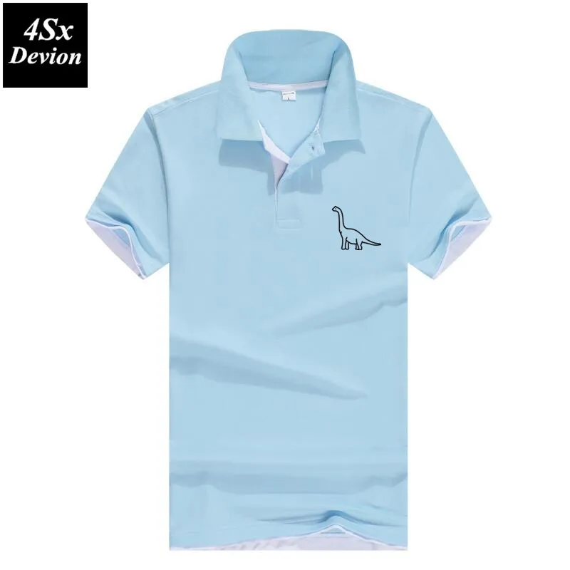 

Short sleeve T-shirt polo men's 2021 summer slim fit men's Lapel solid color fashion brand simple casual top