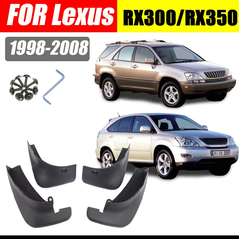 Брызговики для Lexus RX350/RX300/RX/RX400 4 шт. 1998 2008|Грязезащита| |