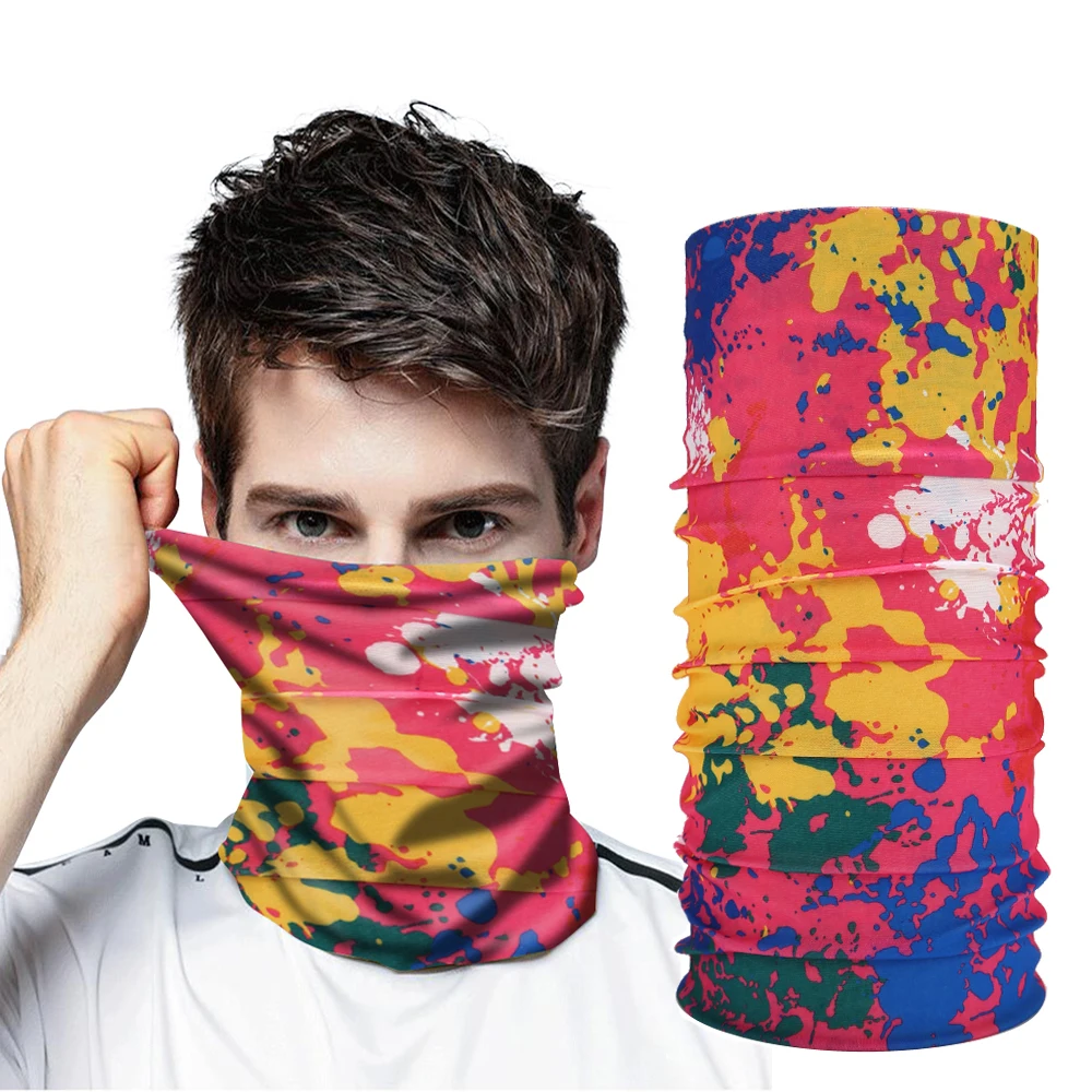 

Breathable Outdoor Sports Sunscreen Bandana Face Cover Scarf Fishing Cycling Seamless Tube Neck Gaiter Warmer Bandana Men Women