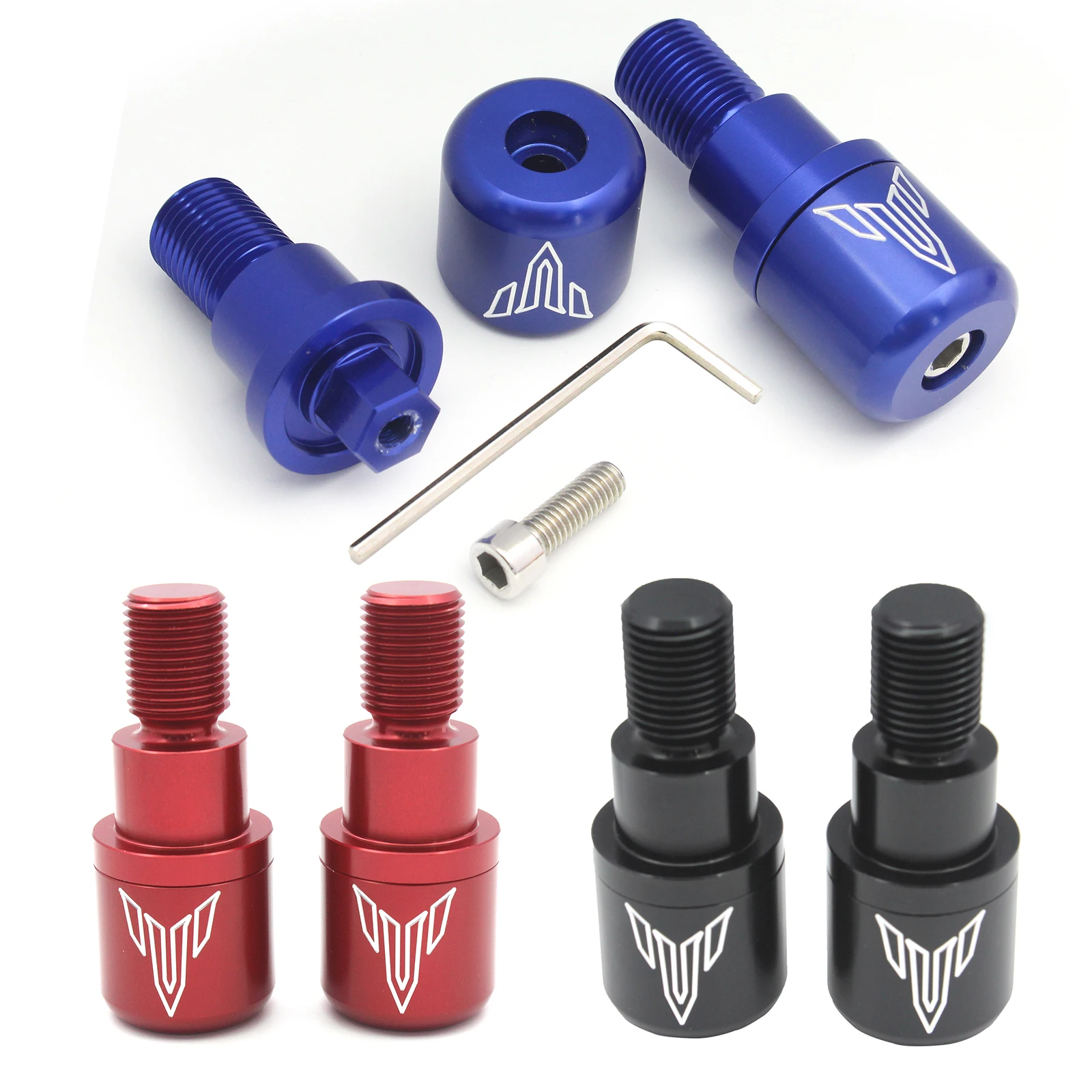 

Handlebar Grip Bar Ends Slider For YAMAHA MT-07 MT-09 MT-10 MT-125 TDM850 TDM900 SMAX 155 Motorcycle Accessories Aluminum