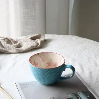 Рельефная ручка в скандинавском стиле ретро креативная керамика подходит для