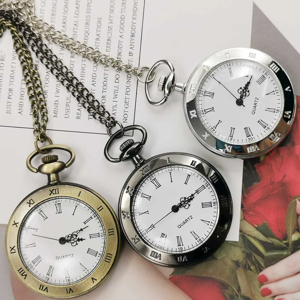 Ретро кролик карманные часы Винтажные Колье в старинном стиле брелок цепь сплав
