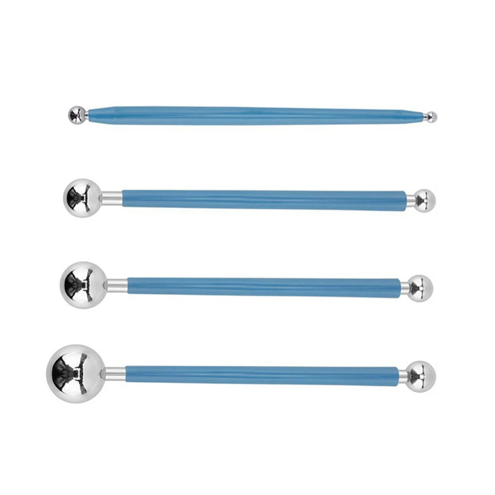 Инструменты для моделирования из глины шарик сфера 4 шт./компл. гончарная