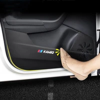 car interior door cover mat anti kick pad protective sticker decoration for skoda kamiq 2018 2019 2020 accessories auto styling