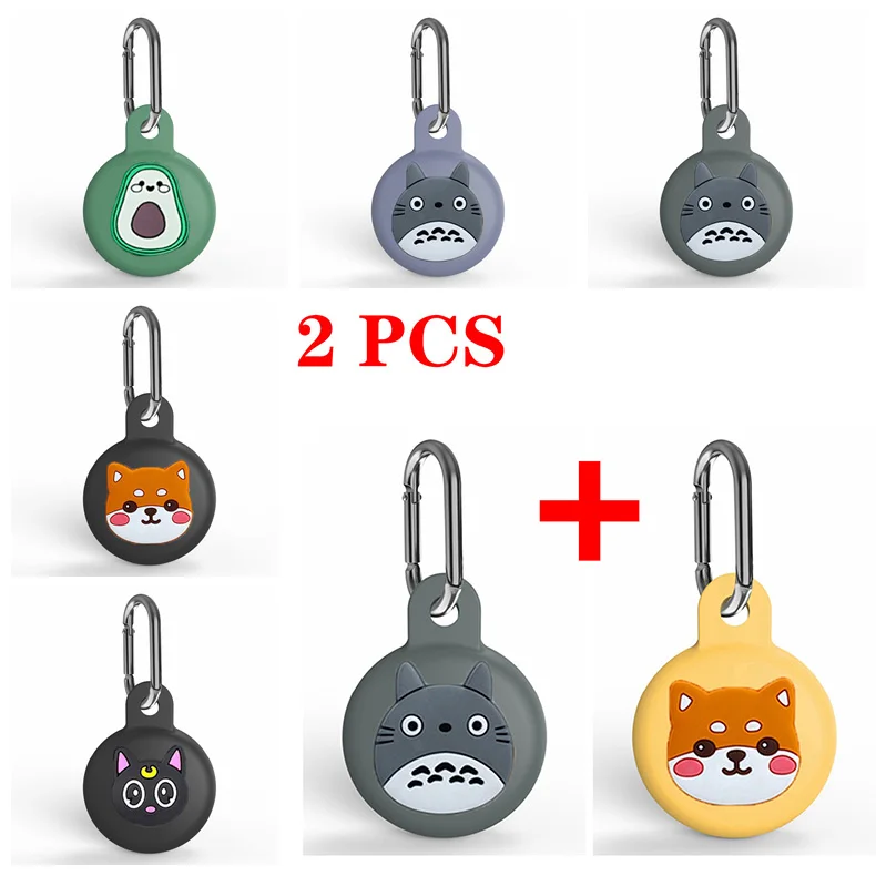 

Air Tag Protection Cover for AirTag Case Cartoon Funny Silicone Anti-lost Protective Case for AirTags Locator Tracker Cover