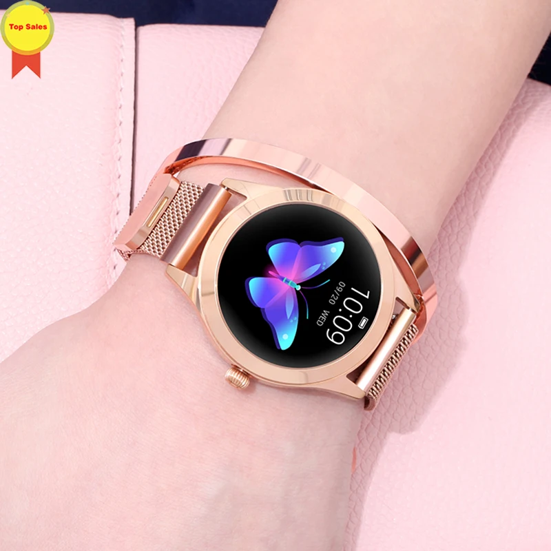 

gift for girlfriend IP68 Waterproof Smart Watch Women Lovely Bracelet Heart Rate Monitor Sleep Monitoring Smartwatch IOS Android