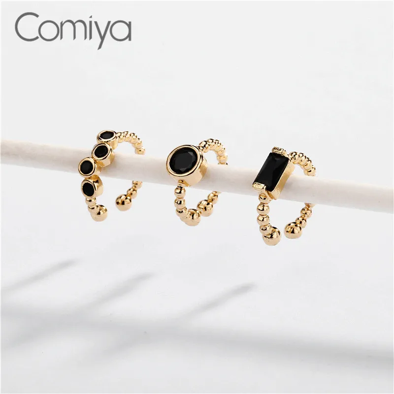 Comiya индийские Висячие серьги для женщин золотой цвет цинковый сплав кристалл