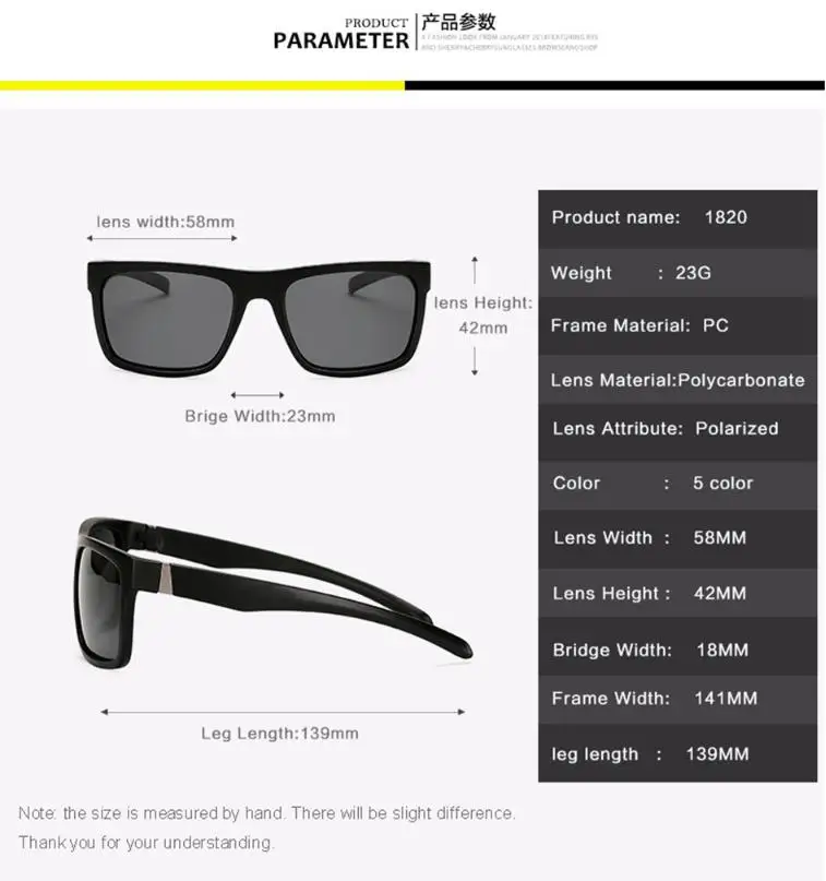 2019 горячая распродажа мужские очки для водителей ночного видения антибликовые