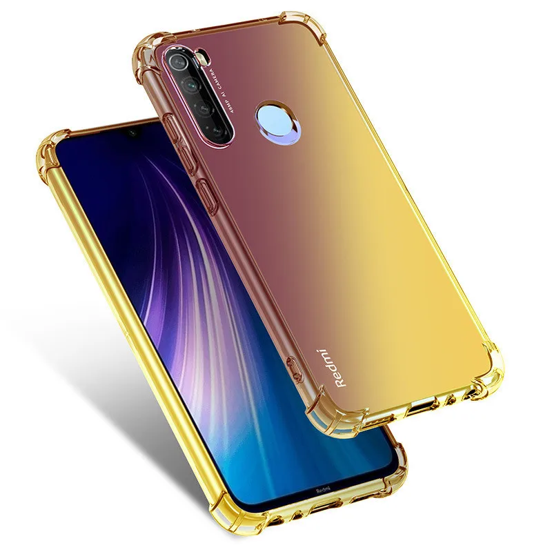 Мягкий силиконовый чехол с градиентом для Xiaomi Mi Note 10 9 Pro Redmi 7 7A 8 5 6 8A MI A3 Lite K20