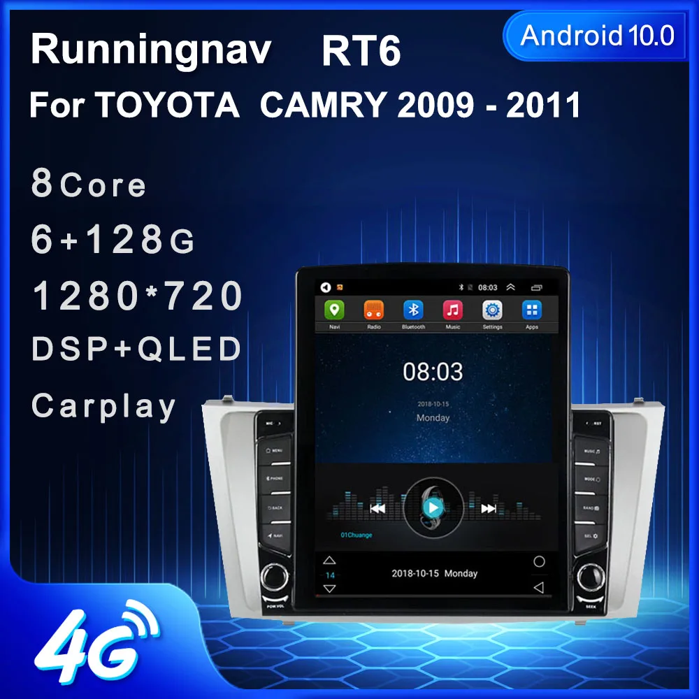 

Runningnav For TOYOTA CAMRY 2009 2010 2011 Tesla Type Android Car Radio Multimedia Video Player Navigation GPS
