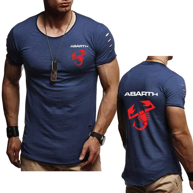 Новинка 2020 летняя Мужская хлопковая футболка с коротким рукавом и вырезом
