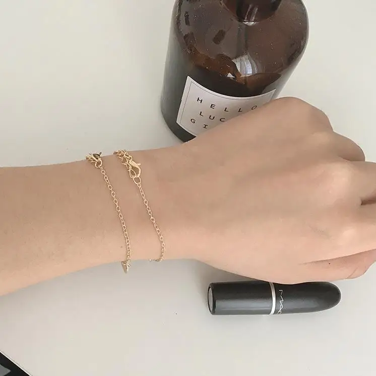 

New fashion heart-in-sewing good friend couple girl bracelet accessories jewelry wholesale