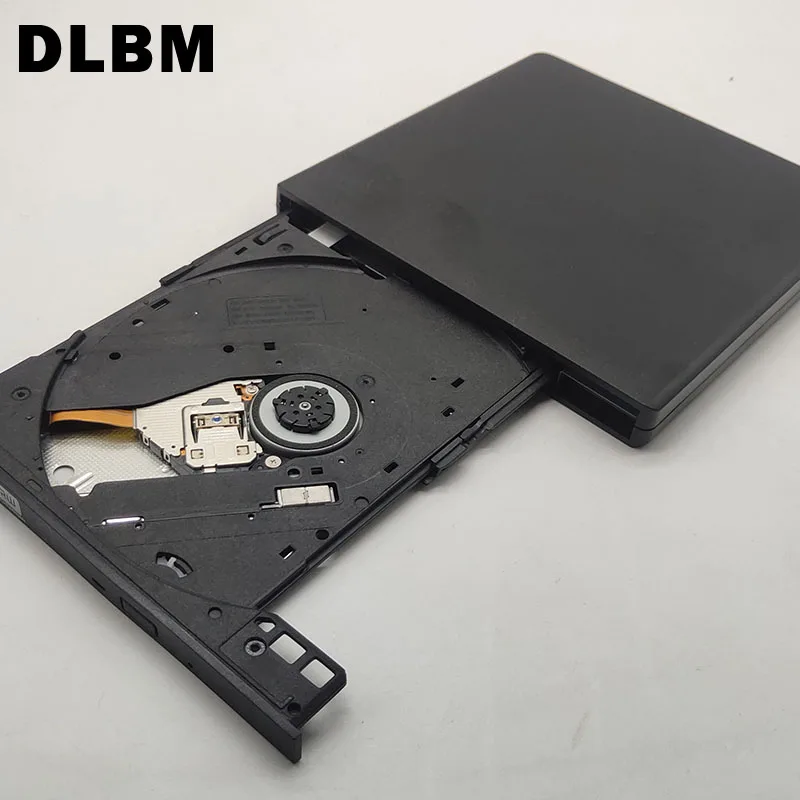DLBM бренд Портативный USD 3 0 DVD писатель тонкий внешний RW оптический привод