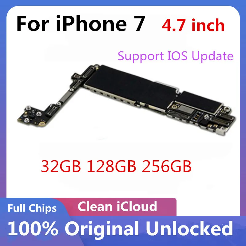Материнская плата для iphone 7 32 ГБ/128 ГБ/256 ГБ без распознавания отпечатков пальцев
