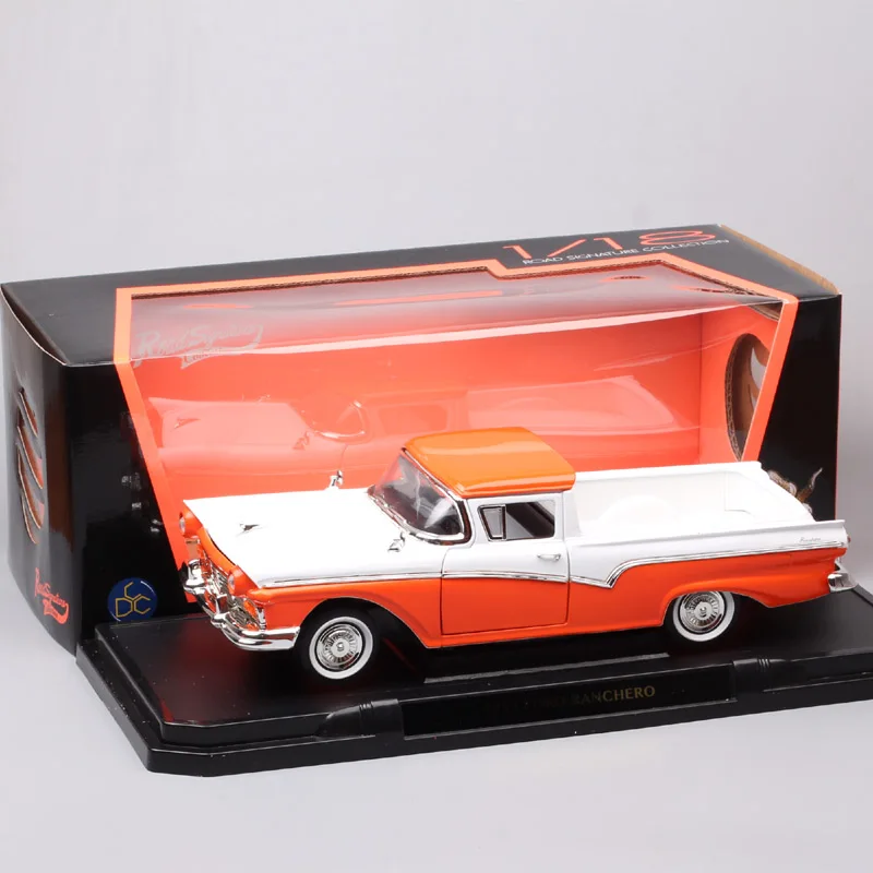 Большая 1:18 винтажная дорожная подпись модель грузовика Ford Ranchero пикап игрушечный