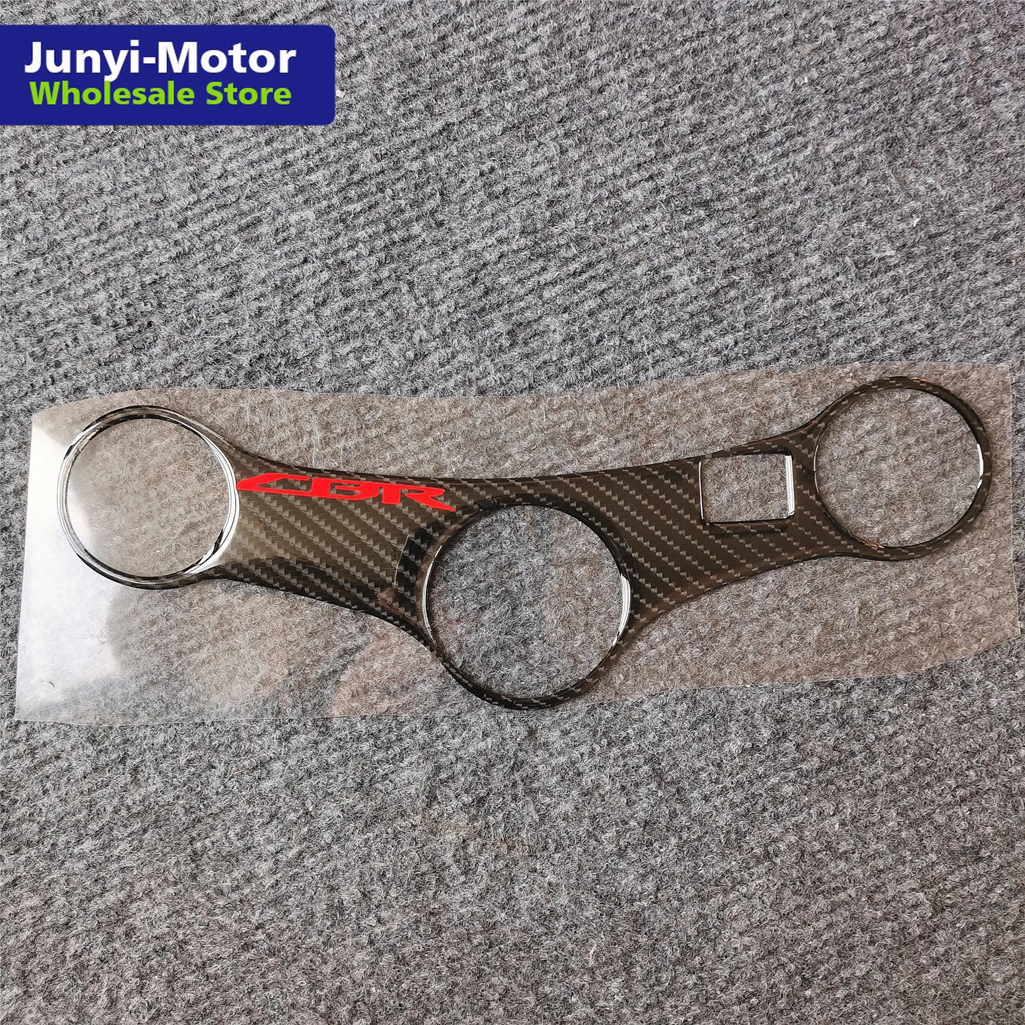 Для Honda CBR 600 F4i CBR600F4i 2001 2002 2003 2004 2005 2006 углеродное волокно Наклейка Стикер тройное